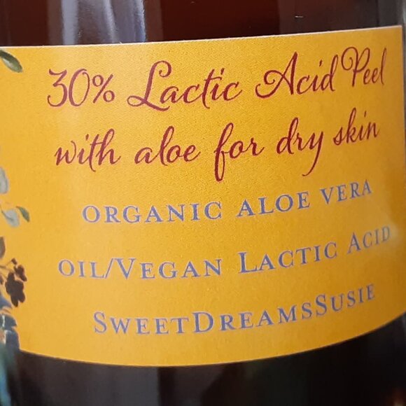 Vegan Lactic Acid peel 50% Melasma Hyperpigmentation Acne Scars Anti Aging etc - Picture 7 of 12